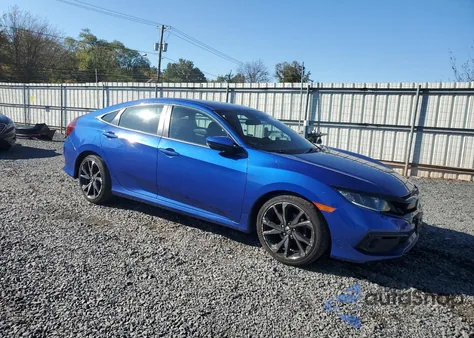 2021 Honda Civic Sport из США, поврежденный, VIN 2HGFC2F81MH553768